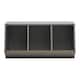 image 2 of Living and Home Open Style Toy Storage Organizer - 80*30*40cm - Grey