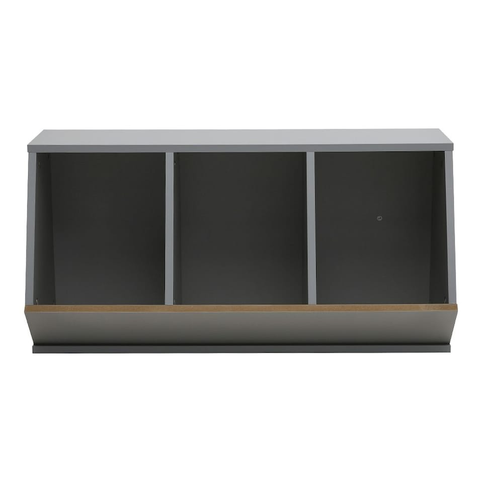 image 1 of Living and Home Open Style Toy Storage Organizer - 80*30*40cm - Grey