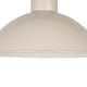 image 4 of Domed - Taupe Grey Easy Fit Metal Pendant Shade Grey