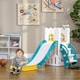 image 2 of AIYAPLAY 4 in 1 Kids Slide for Indoor Use, for Toddlers 1-3 Years, Yellow