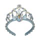 image 1 of Cinderella Girls Beaded Tiara - Blue - One Size Blue