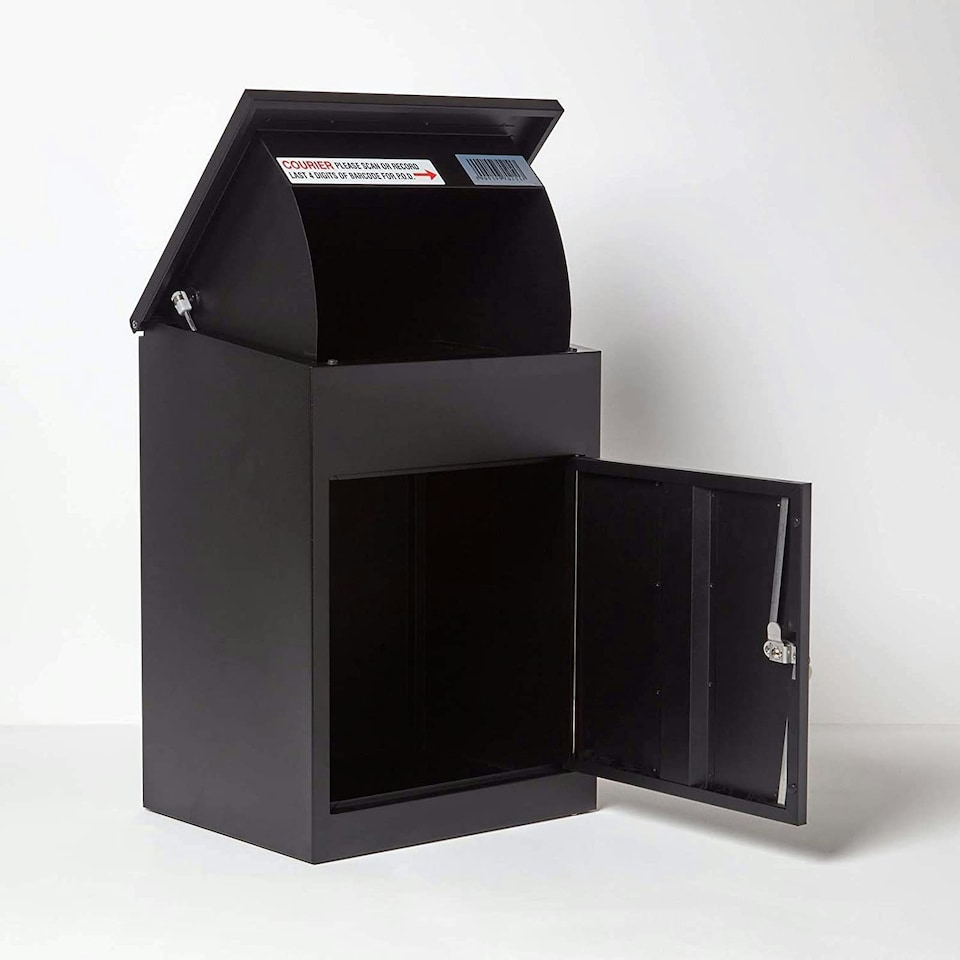 image 1 of SMART PARCEL BOX® Medium Front Access Black Black