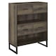 image 1 of Candon Bookcase with 4 Drawers Brown 2 Brown | Brown