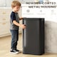 image 6 of HOMCOM 45L Sensor Bin, Metal Kitchen Bin with Automatic Soft Close Lid and Fingerprint-Proof for Recycling and Waste, Black | Black | Black