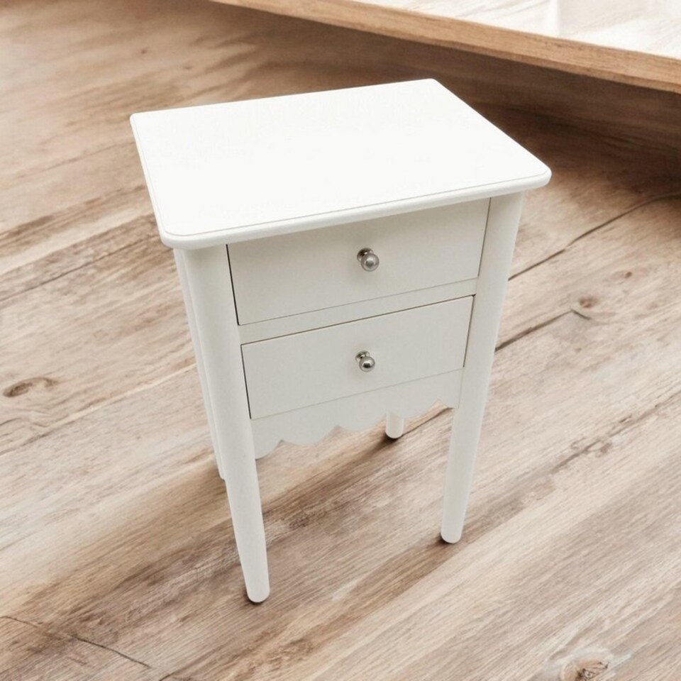 image 1 of 2 Drawer Bedside Table - L30 x W40 x H67 cm