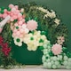 image 3 of Blush Pink Flower Helium Giant Foil Balloon 56cm / 23 in