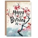 image 1 of Watercolour Cry Blossom Flower Tree Woman Her Birthday Card