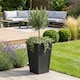 image 2 of Nicoman Savana Chevron Tall Planter Non-Shed Non-Crack Indoor Outdoor Planter