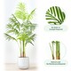 image 4 of Artificial Plant Palm Tree Indoor House plant 120cm | Multi | Multi