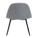 image 5 of Interiors by Premier Salford Grey Fabric Dining Chair
