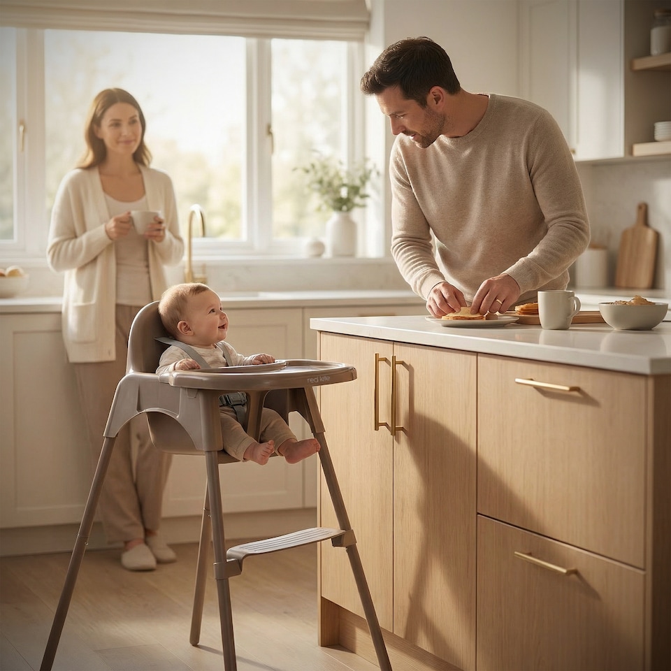 image 1 of Red Kite Feed Me Go Highchair - Truffle