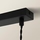 image 6 of ValueLights Civic Black Dome 3 Drop Bar Black Pendant Light | Black
