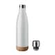 image 2 of MidOcean Aspen Cork Double Wall 500ml Water Bottle - White - One Size | White | One Size