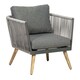 image 3 of Lifestyle Rattan Rope Detail Garden Sofa Set with Coffee Table