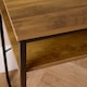 image 3 of OHS Wooden Home Office Shelving Modern Side Table Workstation Desk - Natural