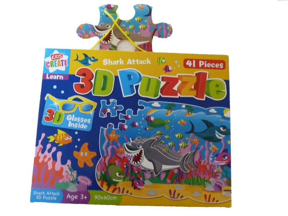 image 1 of Anker 3D Shark Attack Puzzle