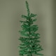 image 4 of 8ft (2.4m) Green Artificial Pencil Christmas Tree With Green Metal Stand and 460 Tips