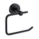 image 3 of Showerdrape Modernity Black Stainless Steel Wall Mounted Toilet Roll Holder | Black | 1