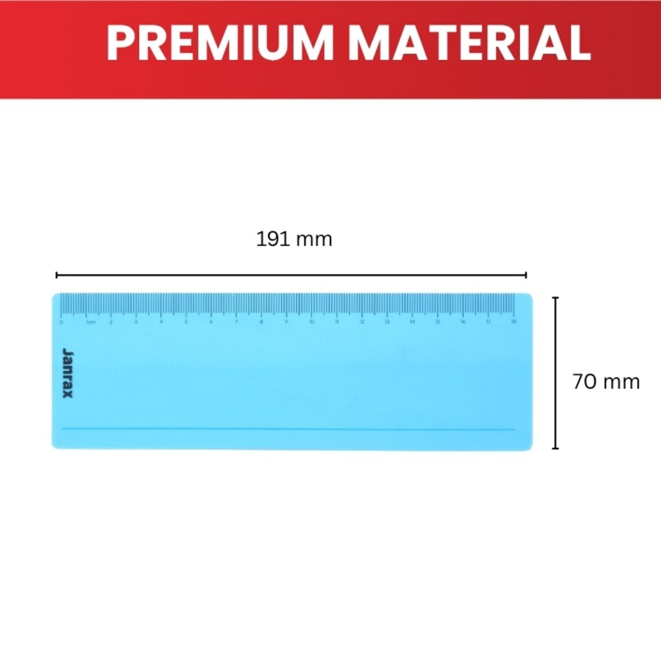 image 1 of Pack of 8 Purple 191x70mm Dyslexia Overlay Reading Rulers  - PET Material, Rounded Corners | Purple | Purple