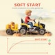 image 7 of AIYAPLAY Ride on Tractor with Trailer, 12V Electric Vehicle with Remote Control, Ride on Car for Kids with Music, Shifter, Start-Up Sound for Ages 3-8 Years | Yellow