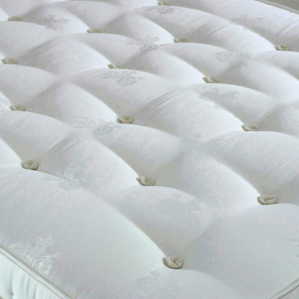 image 1 of Warwick Grey Velvet Ottoman Bed And Signature Platinum 2000 Pocket Sprung Mattress King Size N/A