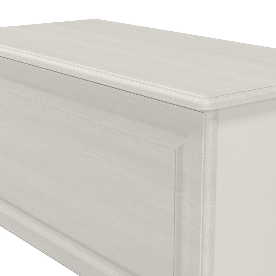 image 1 of Stirling Blanket Box / Chest in Grey Ash (Ready Assembled) | Grey | Grey Ash