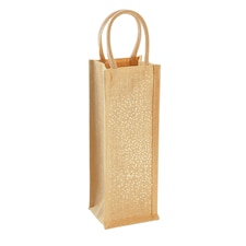 Westford Mill Shimmer Bottle Bag - Natural Gold - One Size