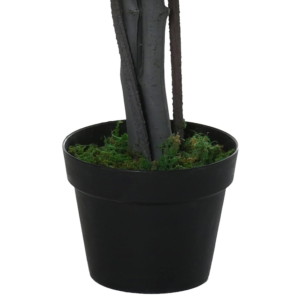 image 1 of Outsunny 145cm Artificial Banyan Plant Faux Decor Tree w/ Pot Indoor