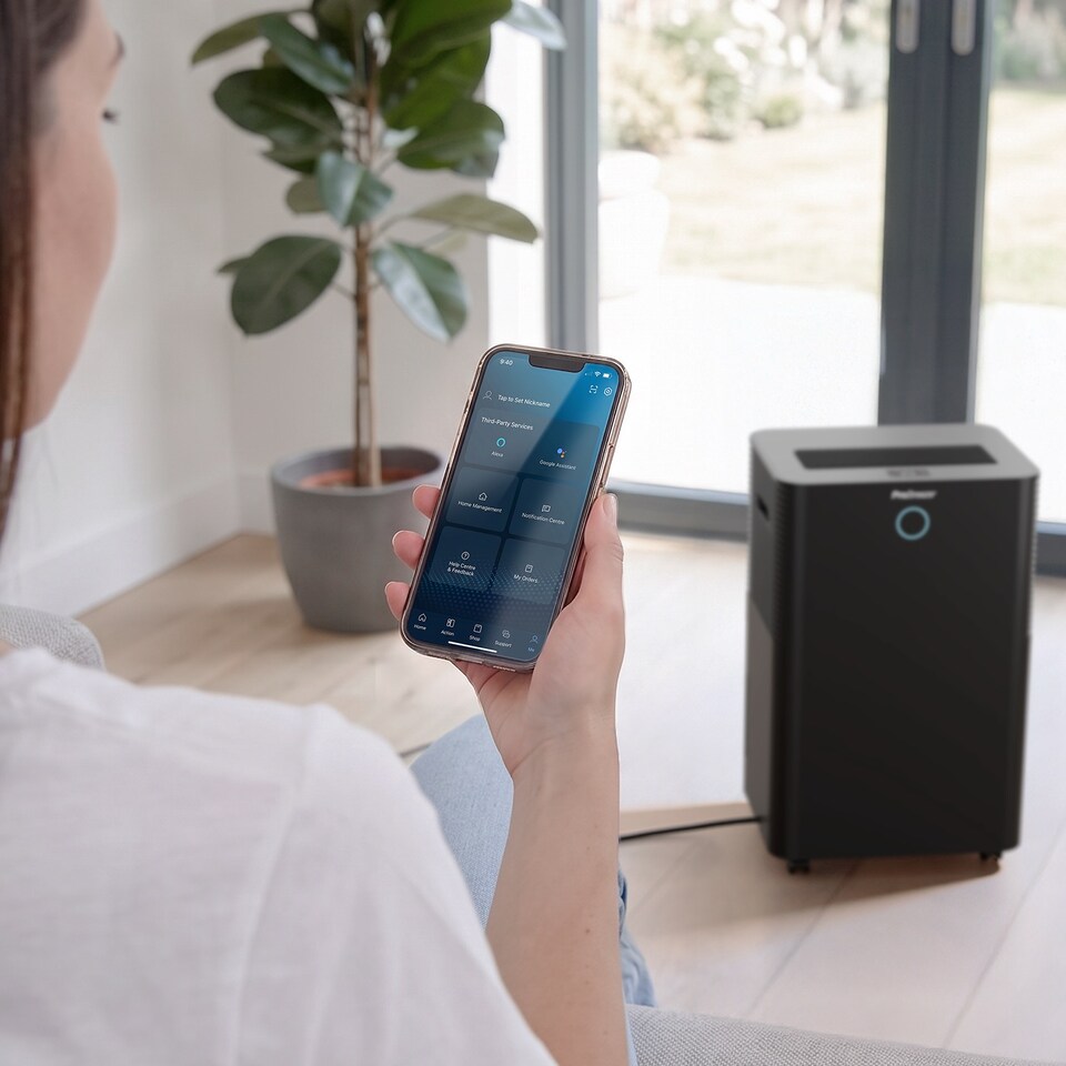image 1 of Pro Breeze OmniDry 20L Dehumidifier with Smart App Control - Black