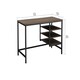 image 5 of Sunjoy Studio Space Desk Black | wood grain