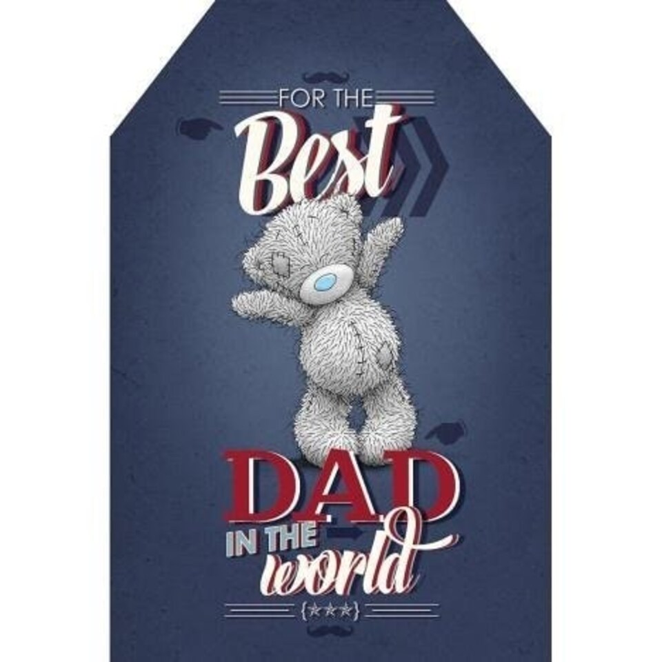 image 1 of Best Dad Me to You Bear Pop Up Father Day Card
