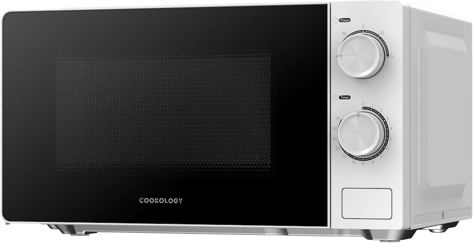 image 1 of 20L Freestanding Microwave Oven with Mechanical Controls 700W - White