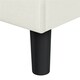 image 5 of Yaheetech 135 cm W x 190 cm L Upholstered Bed Frame Beige