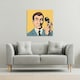 image 2 of phone style pop art retro (Canvas Print)