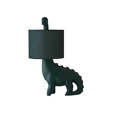 ValueLights Kids Green Dinosaur Bedside Table Lamp & Bulb | Green