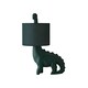 image 1 of ValueLights Kids Green Dinosaur Bedside Table Lamp & Bulb | Green
