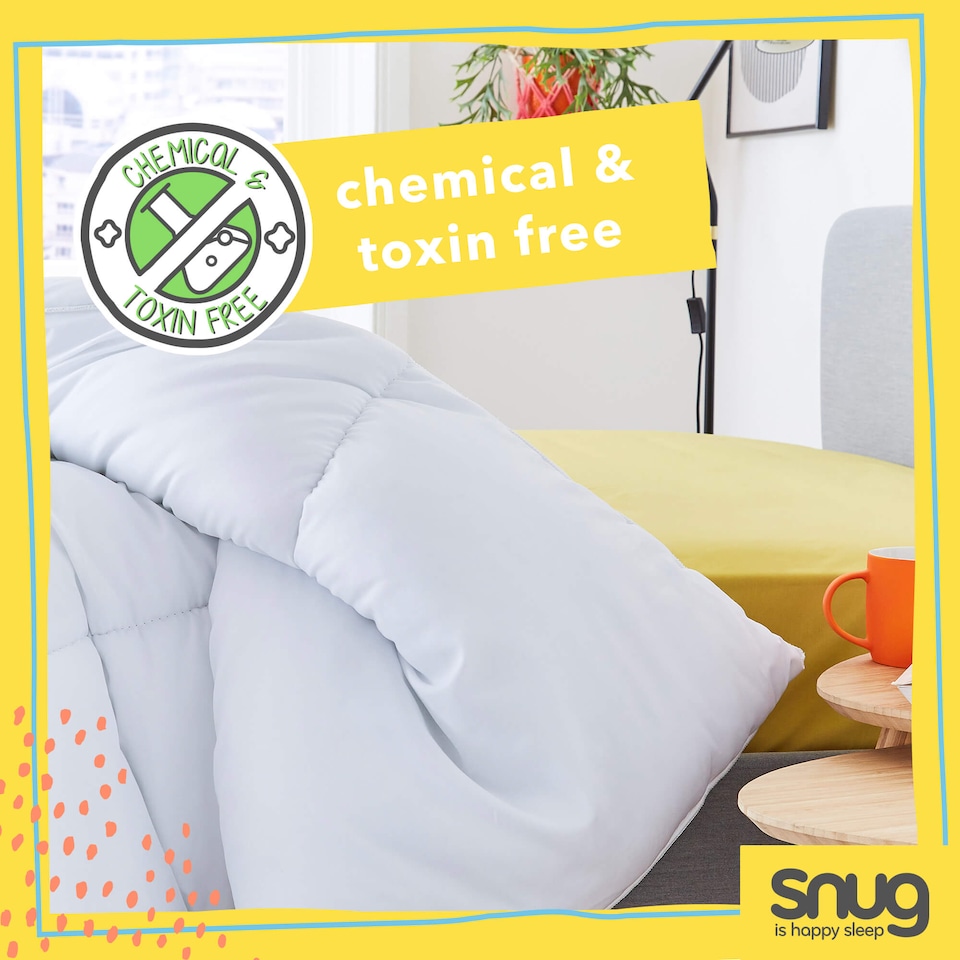 image 1 of Snug Just Right 10.5 Tog Duvet | White | King