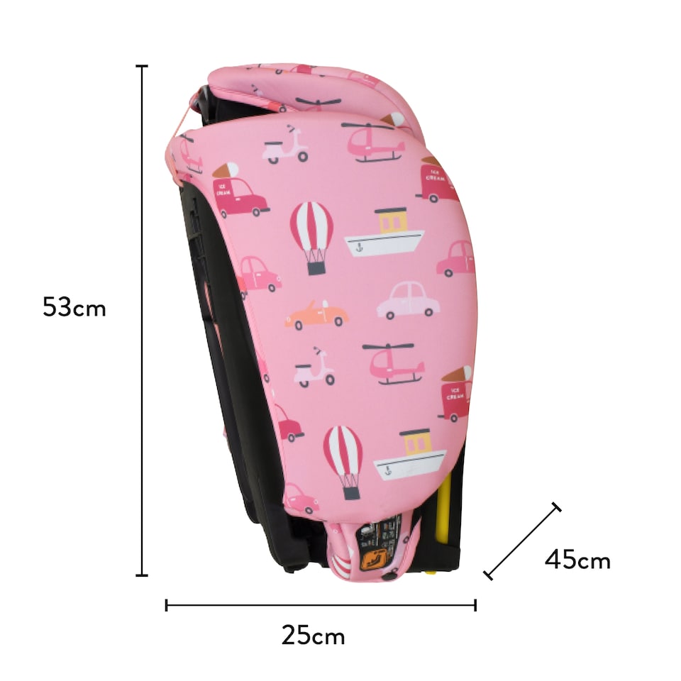 image 1 of Cosatto On The Go iSize Travel Car Seat Lightweight Foldable Booster, Quick Fit, R129 Safety