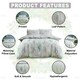 image 4 of Ophelia Floral Printed Duvet Cover Set Reversible Polycotton Beddings Multi | Single