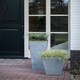 image 2 of Ella Vase - Artstone - L35 x W35 x H70 cm - Grey Grey