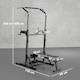 image 7 of HOMCOM Adjustable&Folded Dip Stands Multi-Function Pull-ups Sit-ups Fitness tool