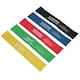 image 1 of Resistance Bands Set of 5 Stretch Loops  X-Light - X-Strong for Yoga, Gym, Pilates