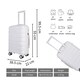 image 3 of Lightweight Luggage Set of 3 – Combination for Every Journey | SB Charging Port, Dual Spinner Wheels, TSA Lock, Shock-Resistant PP Hard Shell