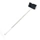 image 2 of White Monopod Selfie Stick Extendable Black | One Size