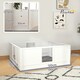 image 7 of PawHut Dog Whelping Box with Whelping Pad, Adjustable Entrance, 124 x 120cm