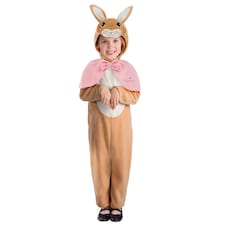 Peter Rabbit Childrens/Kids Flopsy Classic Costume | Brown | Brown/White/Pink | 1-2 years | 1