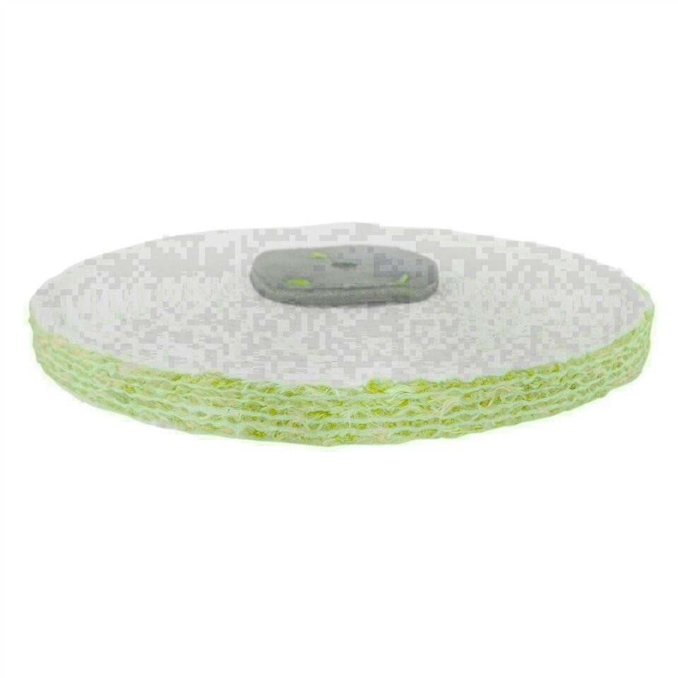 image 1 of Coarse Sisal Fast Cut Buffing Polishing Mop 8" x 0.5" 1 Section 1st Stage Metal