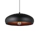 image 4 of EGLO Mogano 1 Vintage Steel Black And Copper Single Pendant Light