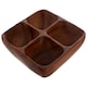 image 3 of Kora Acacia Four Section Serving Dish