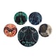 image 1 of The Lord Of The Rings No Man Can Kill Me Button Badge Set - Multicoloured - One Size